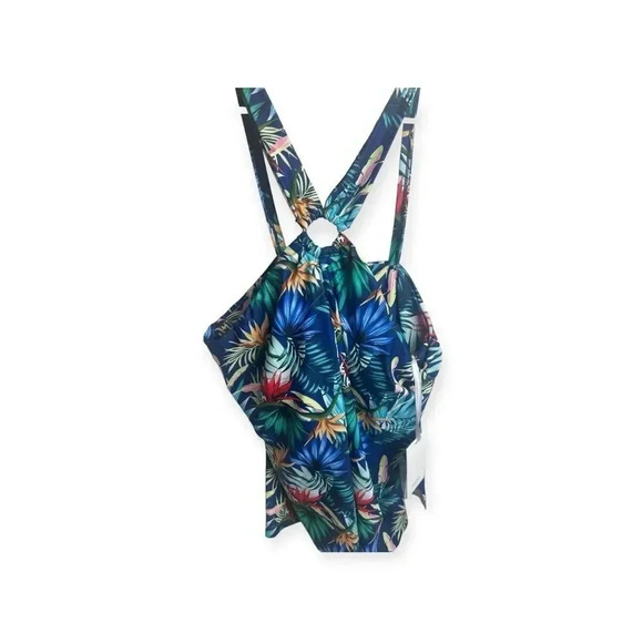 NWT Grace Karin One Piece tropical floral print Swimsuit size large - Picture 2 of 13